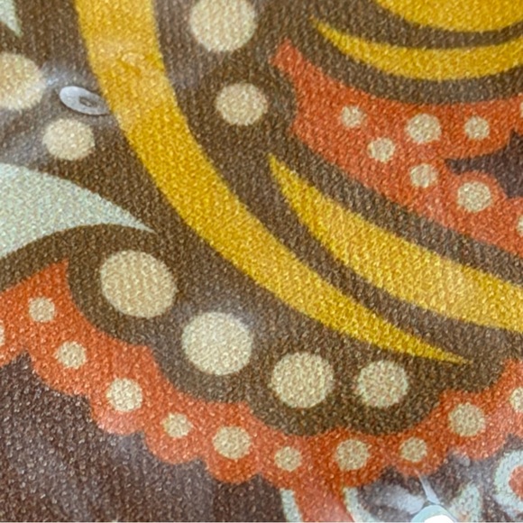 NWT Spirit Groovy Man Halloween Costume shirt, glasses mustache chain 70’s Large - Picture 7 of 7